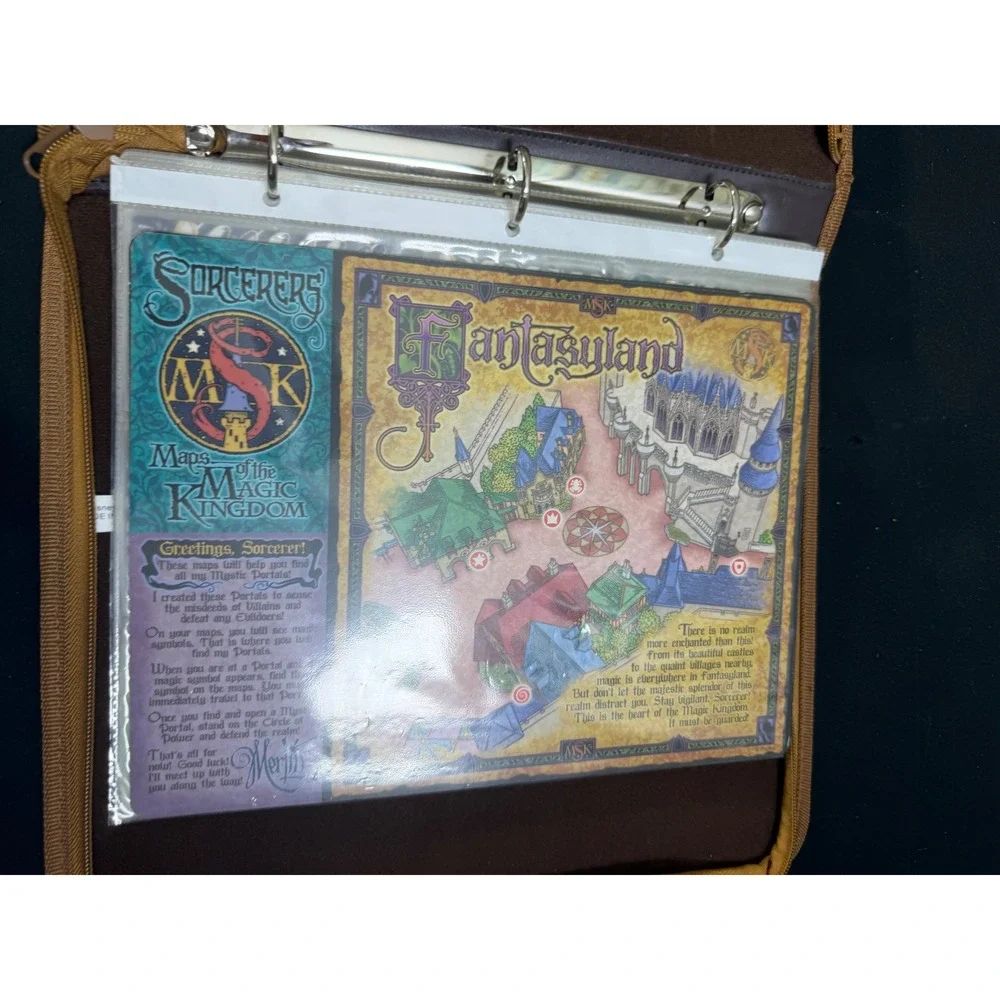 Disney Sorcerers of the Magic Kingdom Spell Card Binder WDW Full Set 1-60 Extras